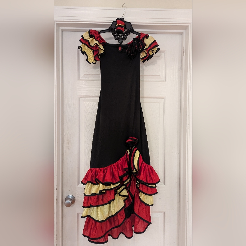 Flamenco Dancer Costume child size L